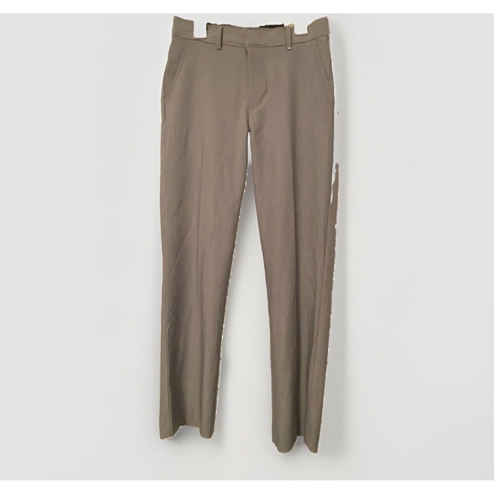 NWT Van Heusen Boys Kids Dress Pants Silver Metal Gray Flat Front Pockets Sz 12